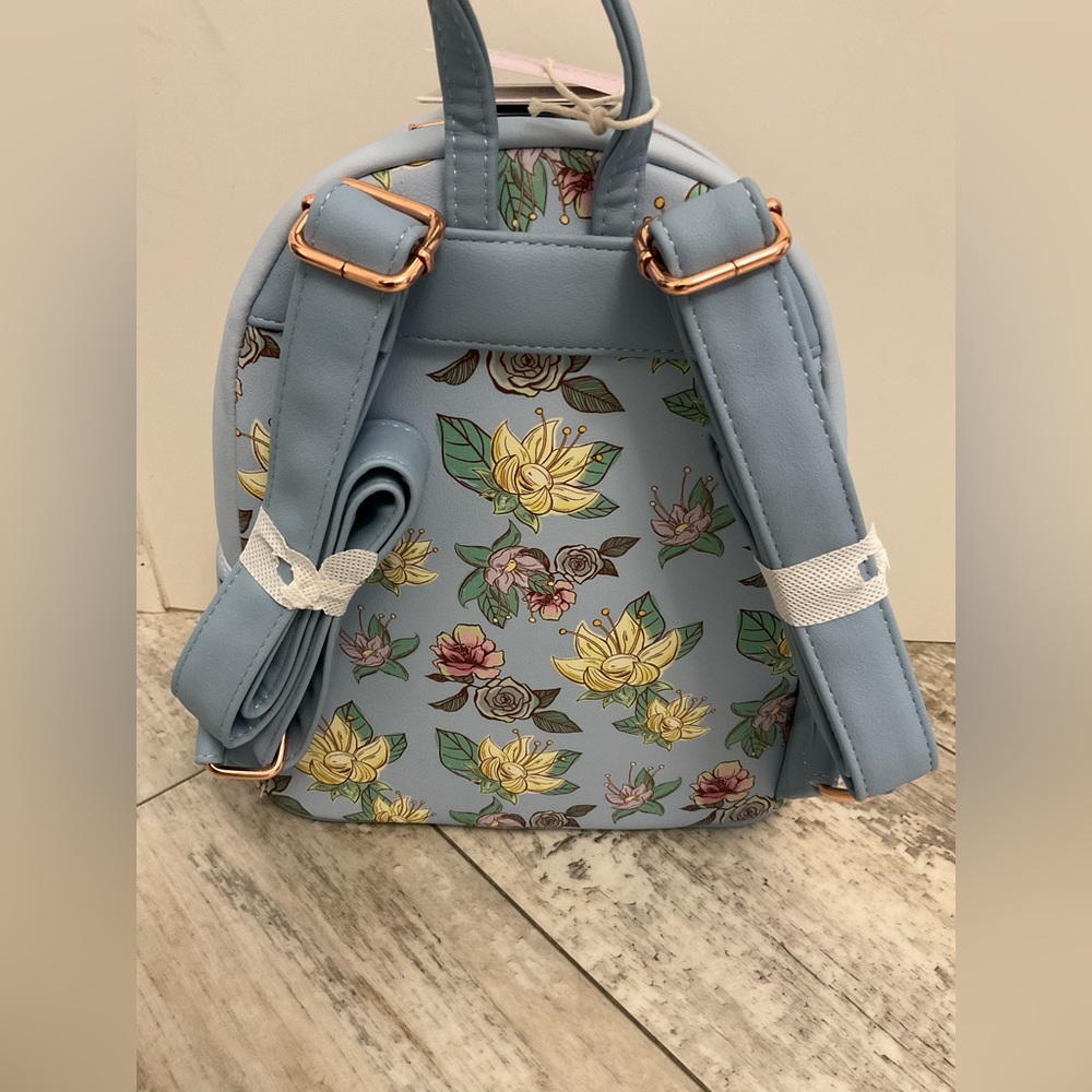 NWT Loungefly Tiana The Princess And The Frog Blue Floral in set - Picture 4 of 5